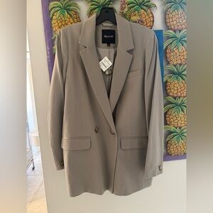 Madewell Tan Blazer